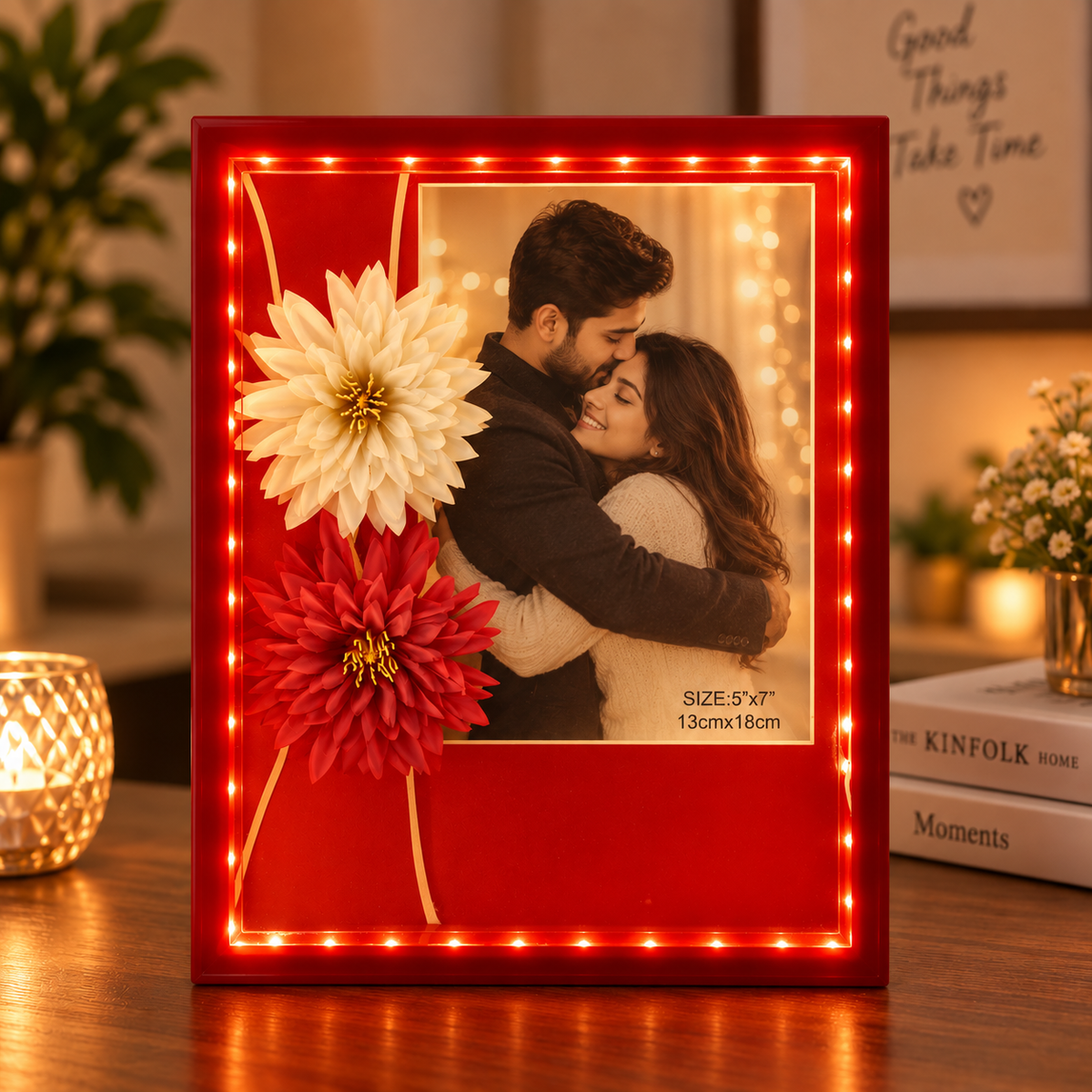 Crimson Glow Frame