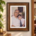 Walnut Crest Frame