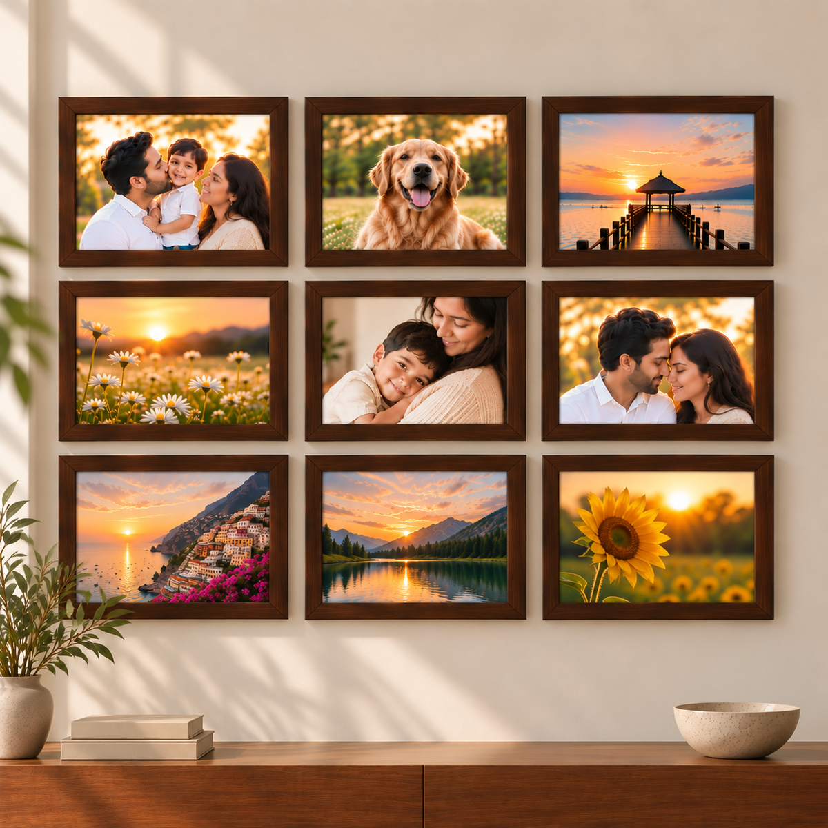 Set of 9