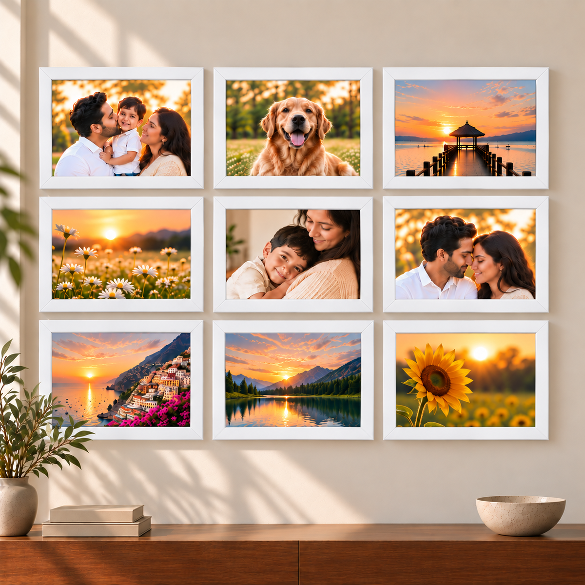 Set of 9