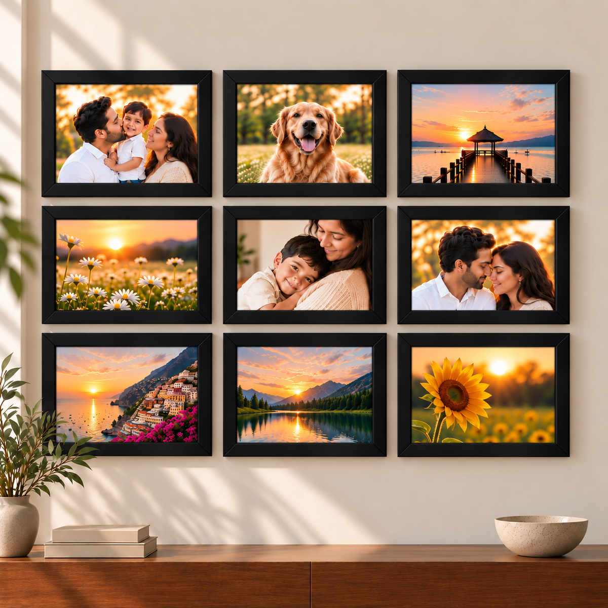Set of 9